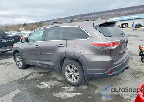 2016 Toyota Highlander Le z USA, uszkodzony, nr VIN 5TDBKRFH8GS254695